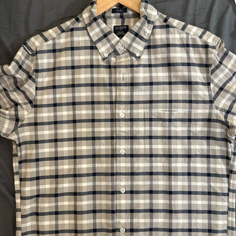 J Crew Flex Oxford Button